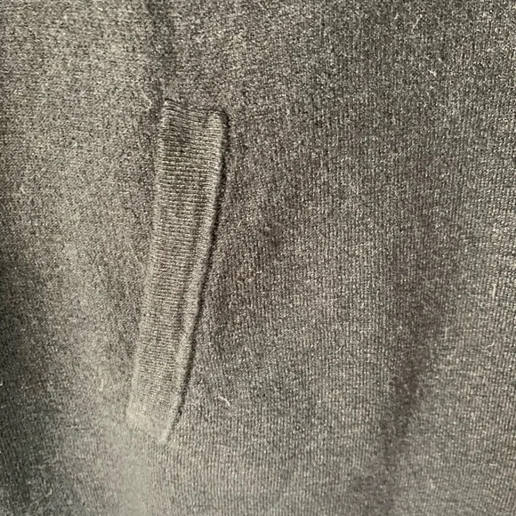 Cynthia Rowley Cotton Blend Gray Cowl Neck Pullover Front Sweater Tunic M - Picture 6 of 8